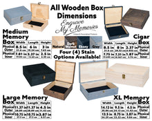 Load image into Gallery viewer, Rustic Memory Box