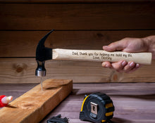 Load image into Gallery viewer, Personalized Wooden Hammer