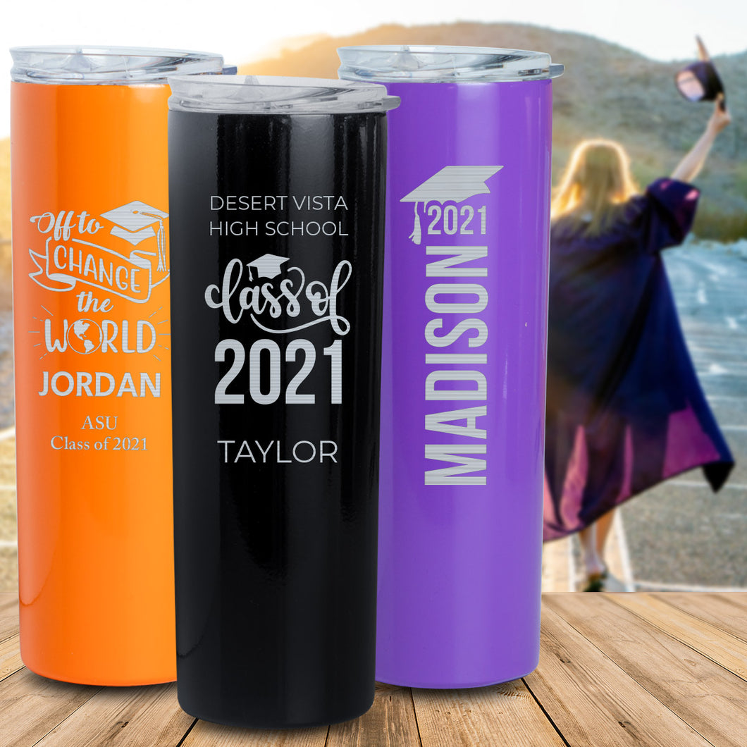 Graduation Designs - 20oz Skinny Tumbler